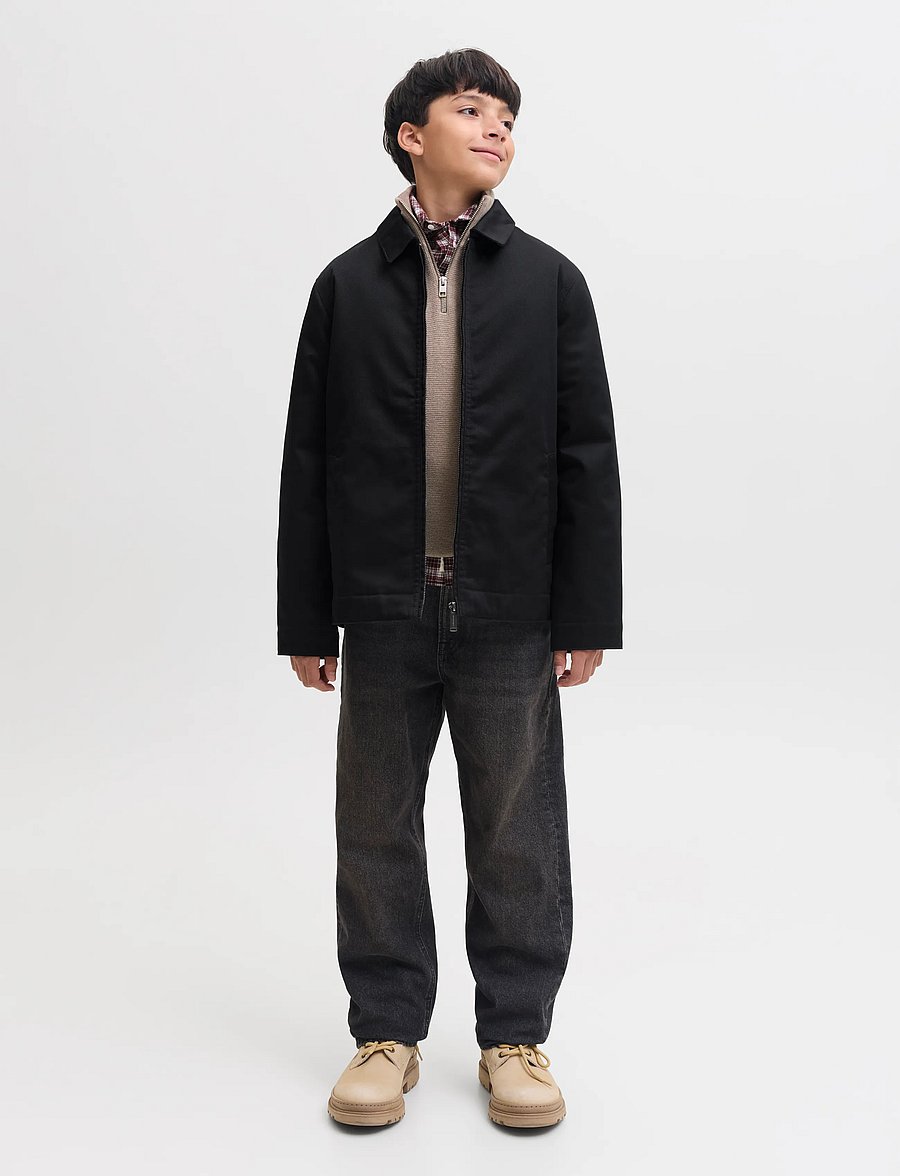 Jack & Jones - JJECOLTON WORKER JACKET JNR - black - 3