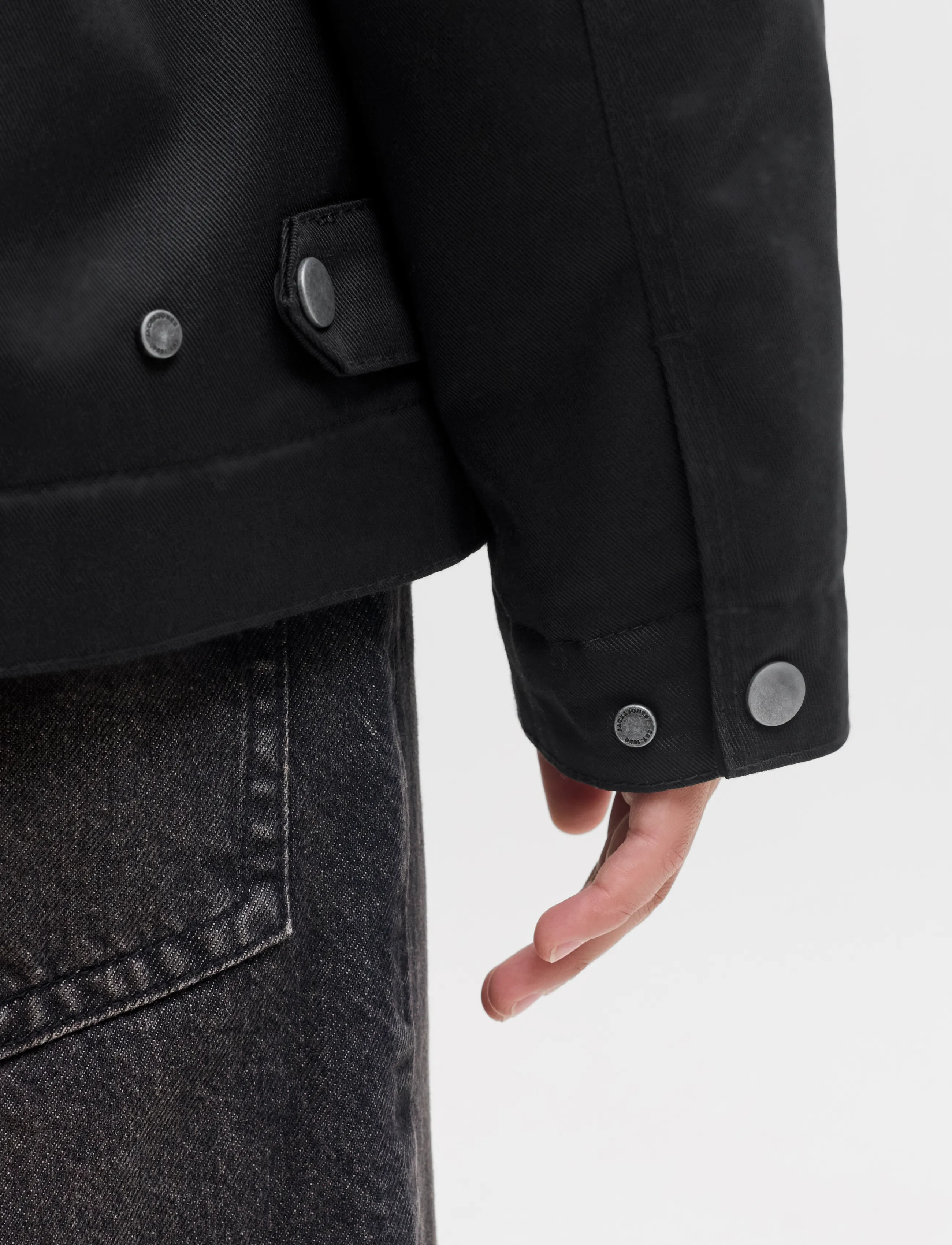 Jack & Jones - JJECOLTON WORKER JACKET JNR - black - 4