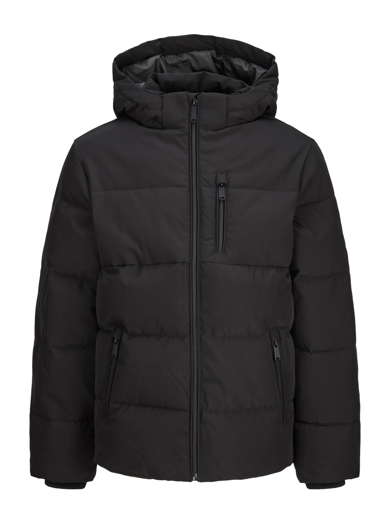 Jack & Jones JJEBECKS PUFFER JNR - Talvejoped - BLACK / black