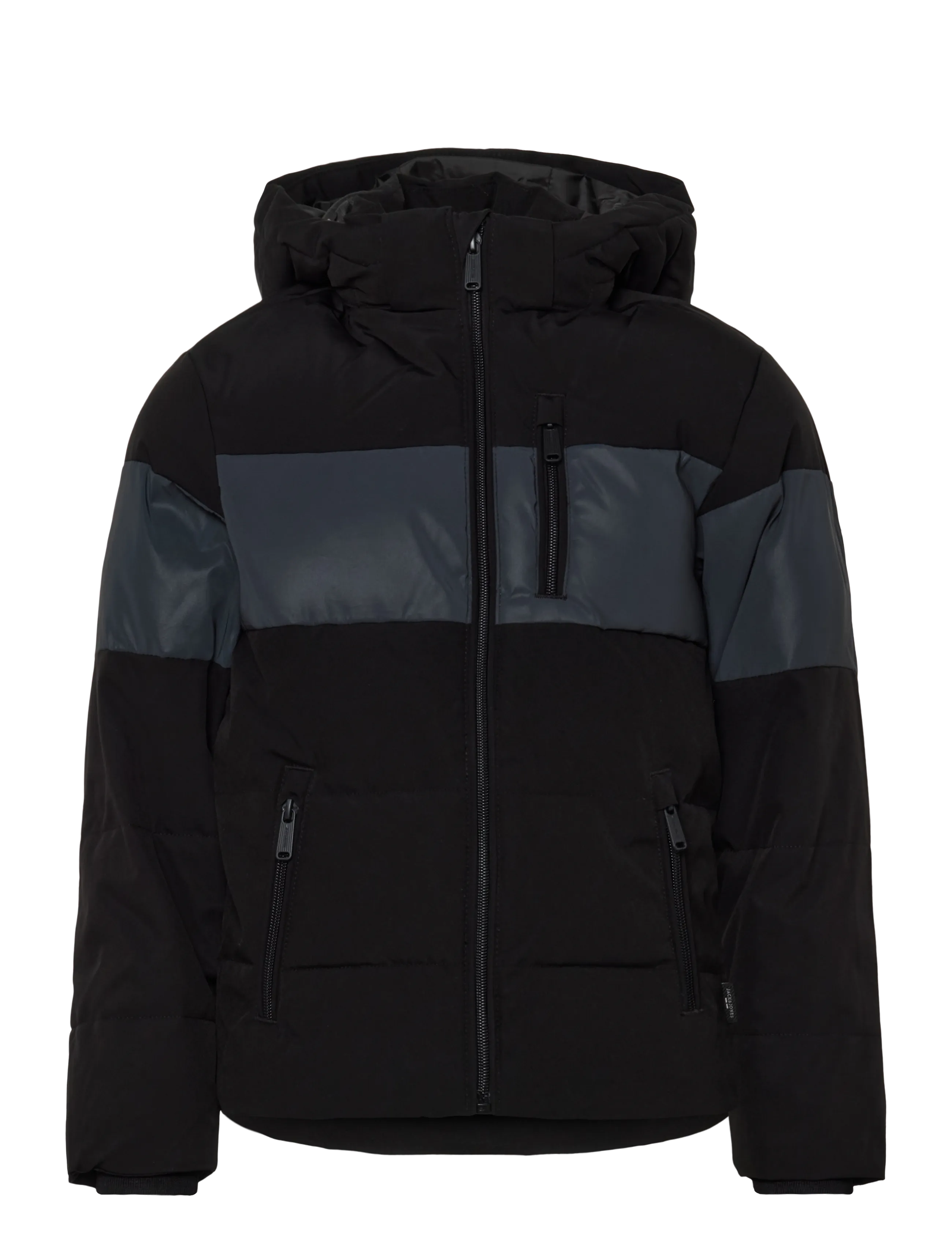 Jack & Jones JJEBECKS REFLECTIVE PUFFER JNR - Thermo-Jacken - BLACK / black