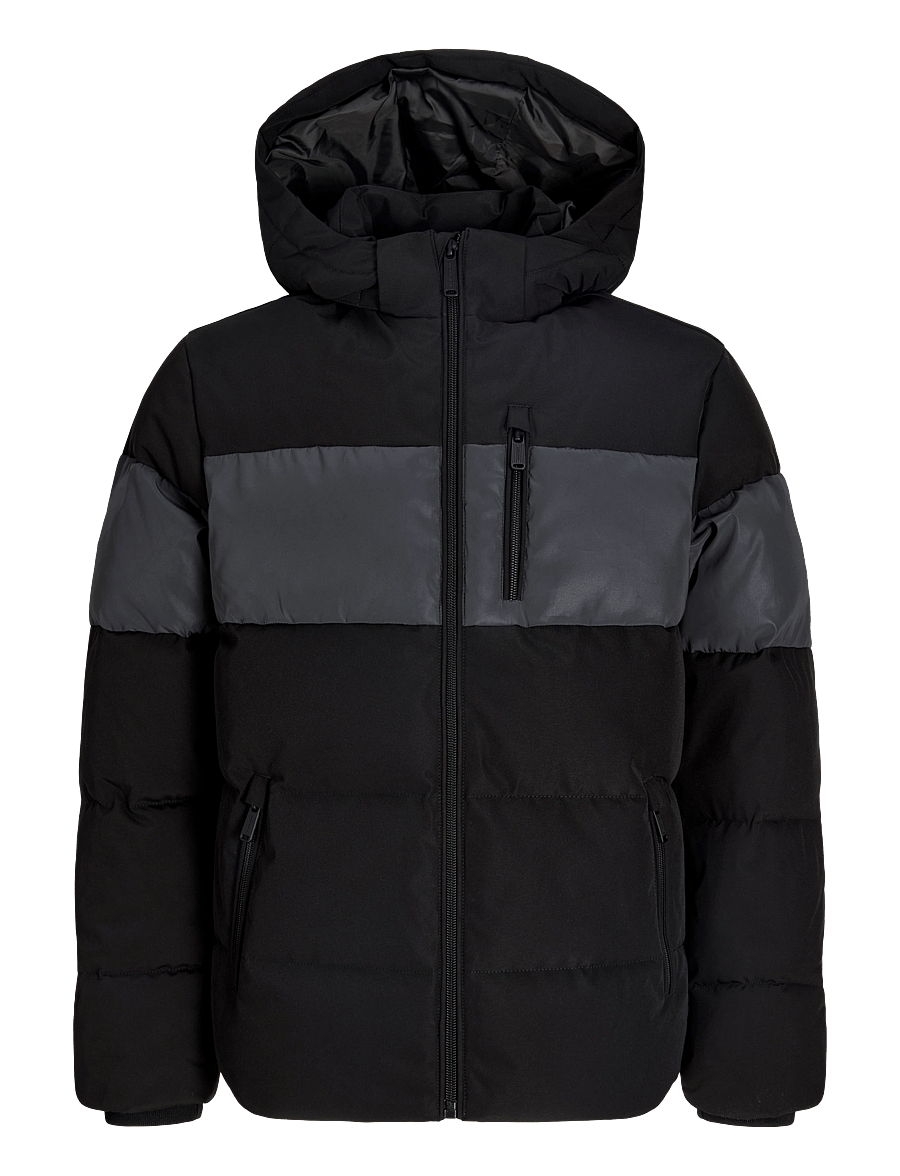 Jack & Jones - JJEBECKS REFLECTIVE PUFFER JNR - black - 0