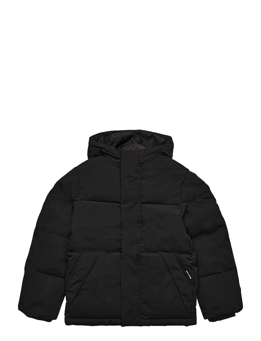 Jack & Jones - JJESOHO PUFFER HOOD AW26 SN JNR - thermo-jacken - black - 0
