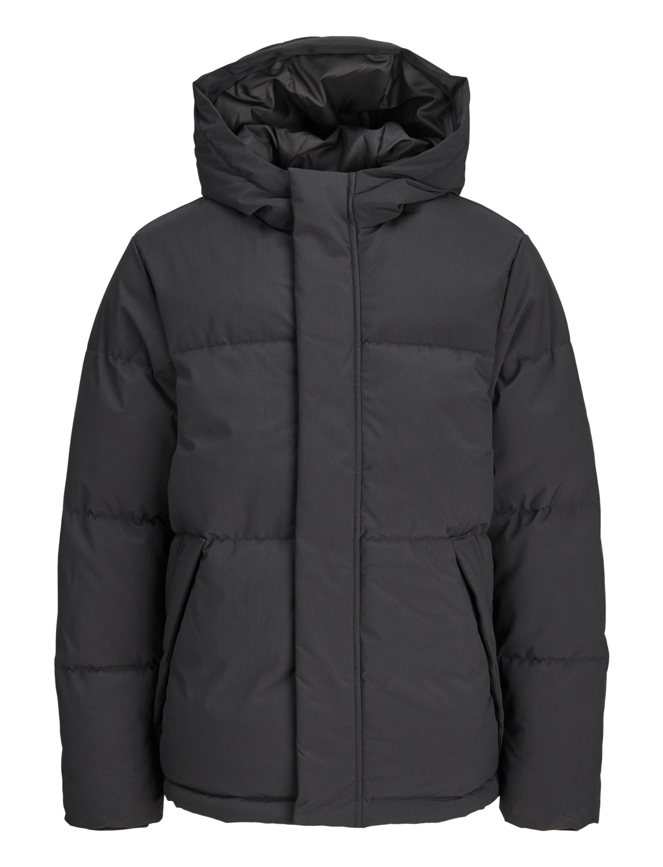 Jack & Jones JJESOHO PUFFER HOOD AW26 SN JNR - Back to school - BLACK / black