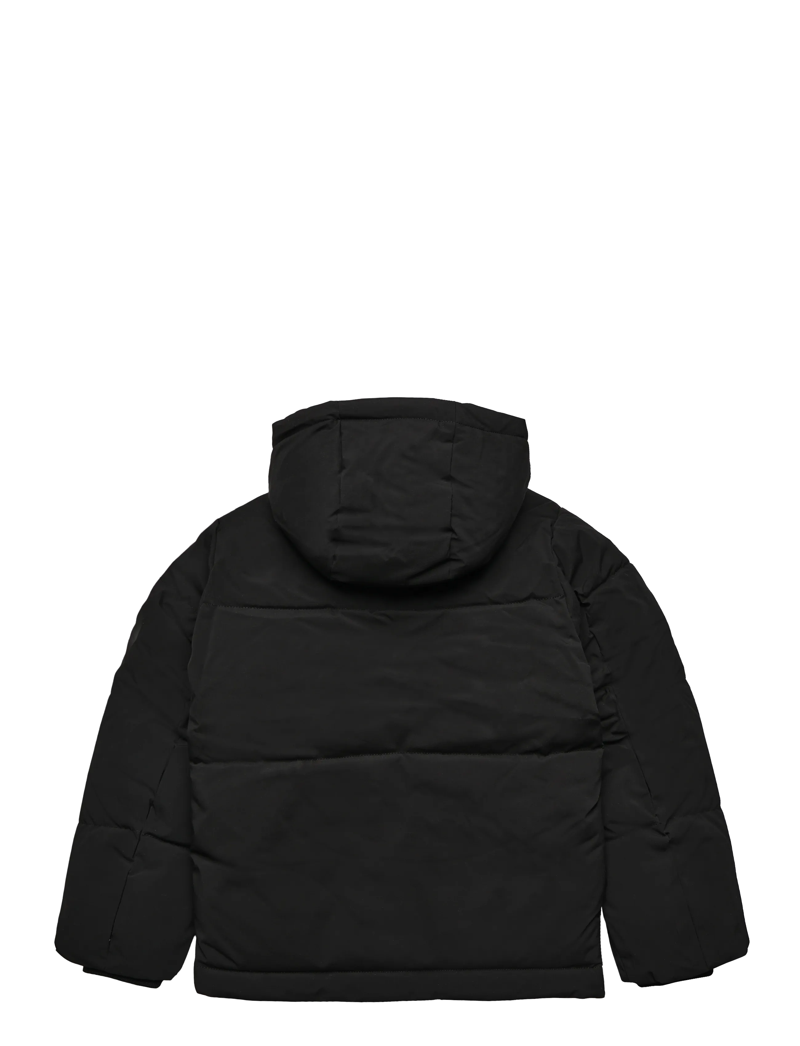 Jack & Jones - JJESOHO PUFFER HOOD AW26 SN JNR - regenmäntel - black - 1