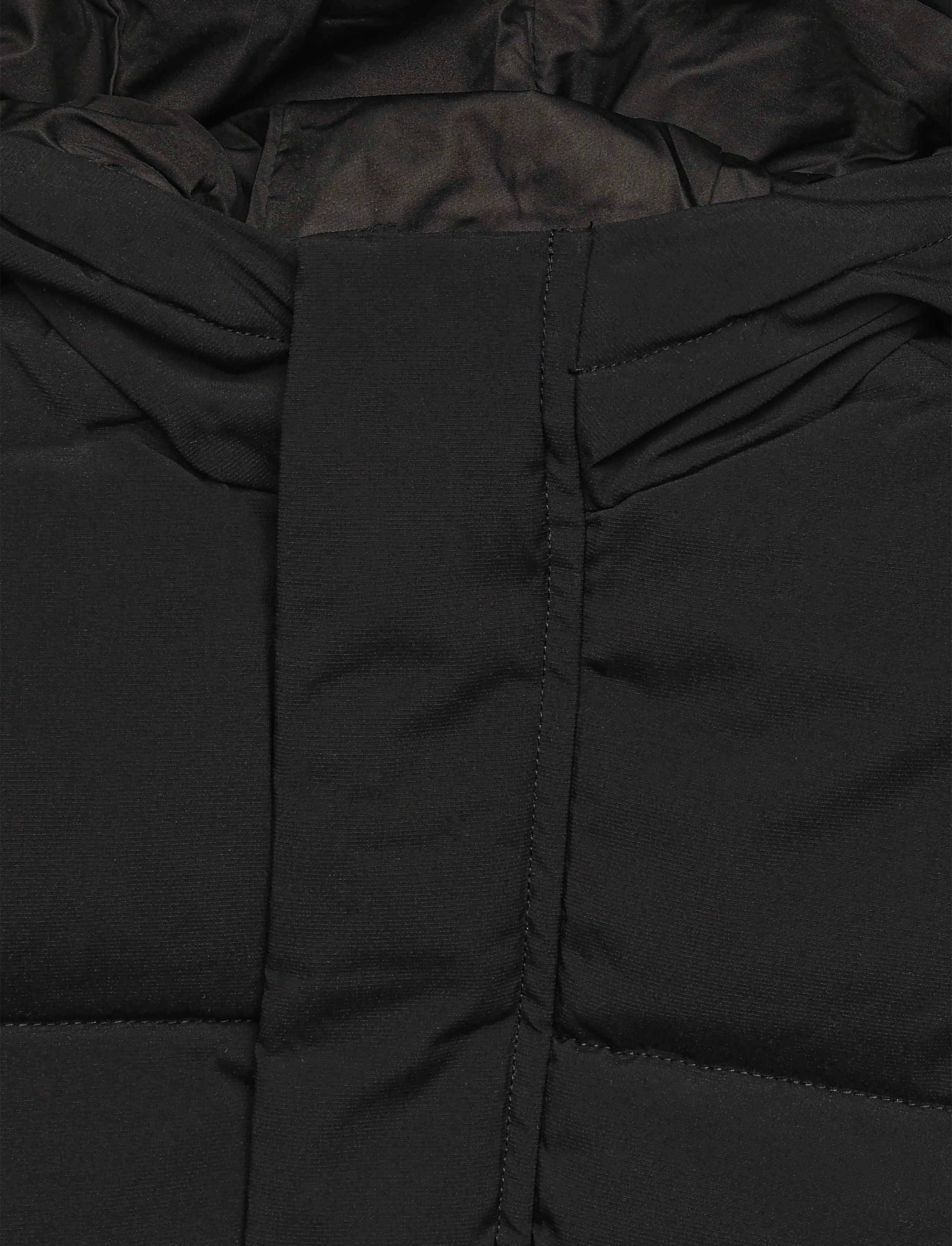 Jack & Jones - JJESOHO PUFFER HOOD AW26 SN JNR - regenmäntel - black - 2