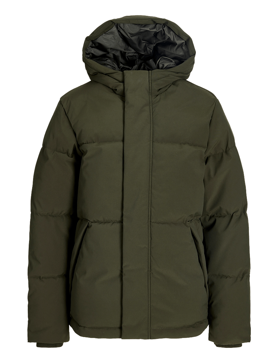 Jack & Jones - JJESOHO PUFFER HOOD AW26 SN JNR - termojakker - rosin - 0
