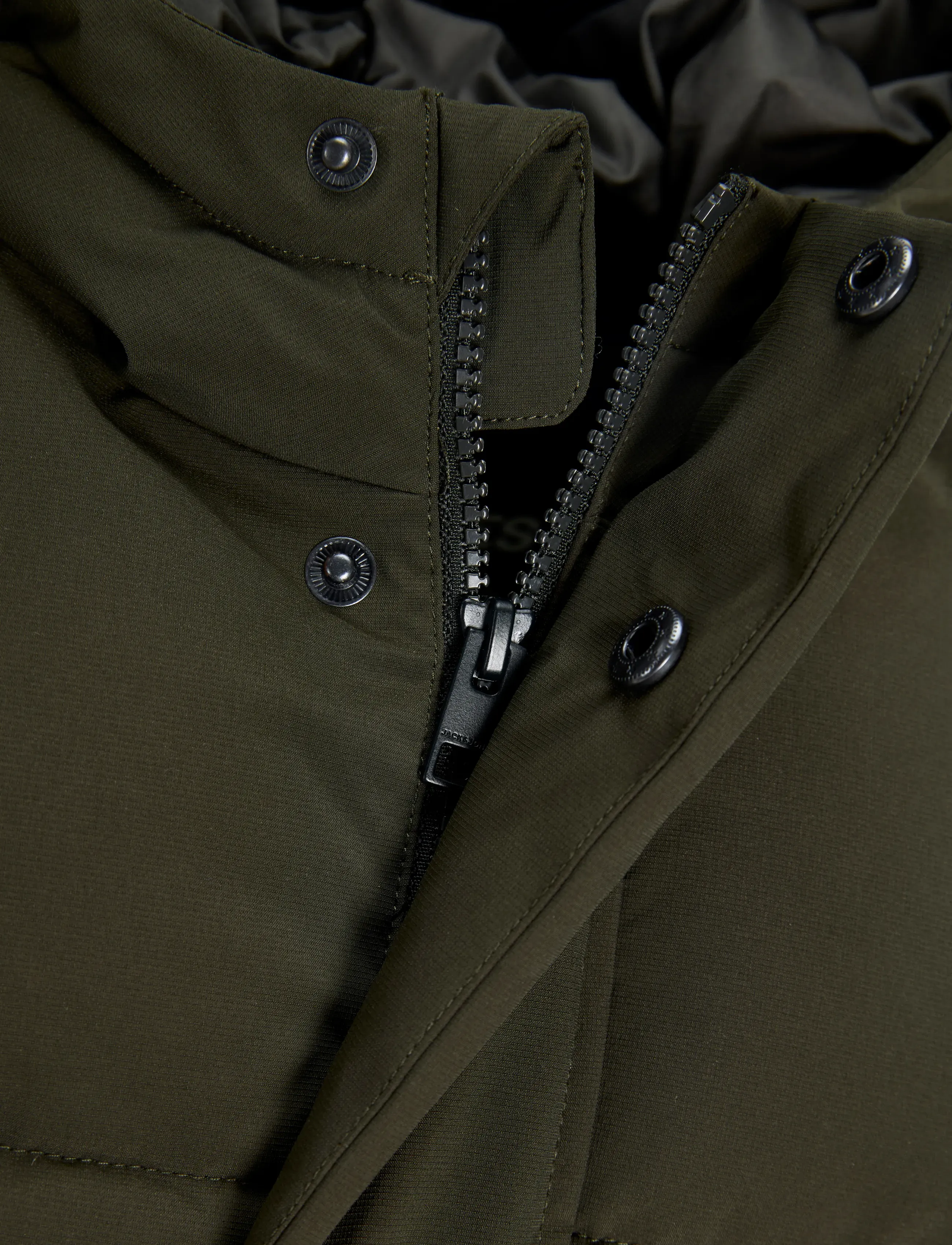 Jack & Jones - JJESOHO PUFFER HOOD AW26 SN JNR - efterårsjakker - rosin - 2