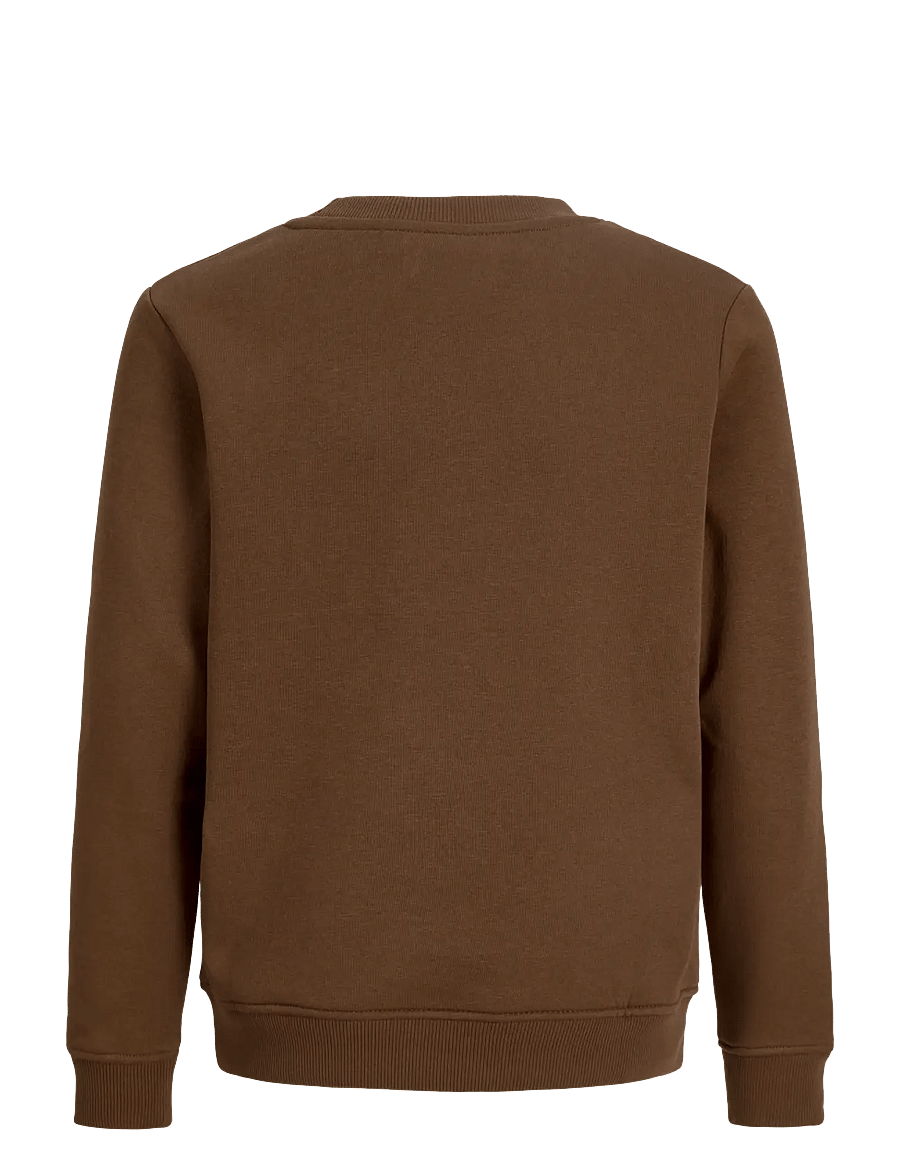Jack & Jones - JJAERO SWEAT CREW NECK JNR - sweatshirts - cocoa - 2