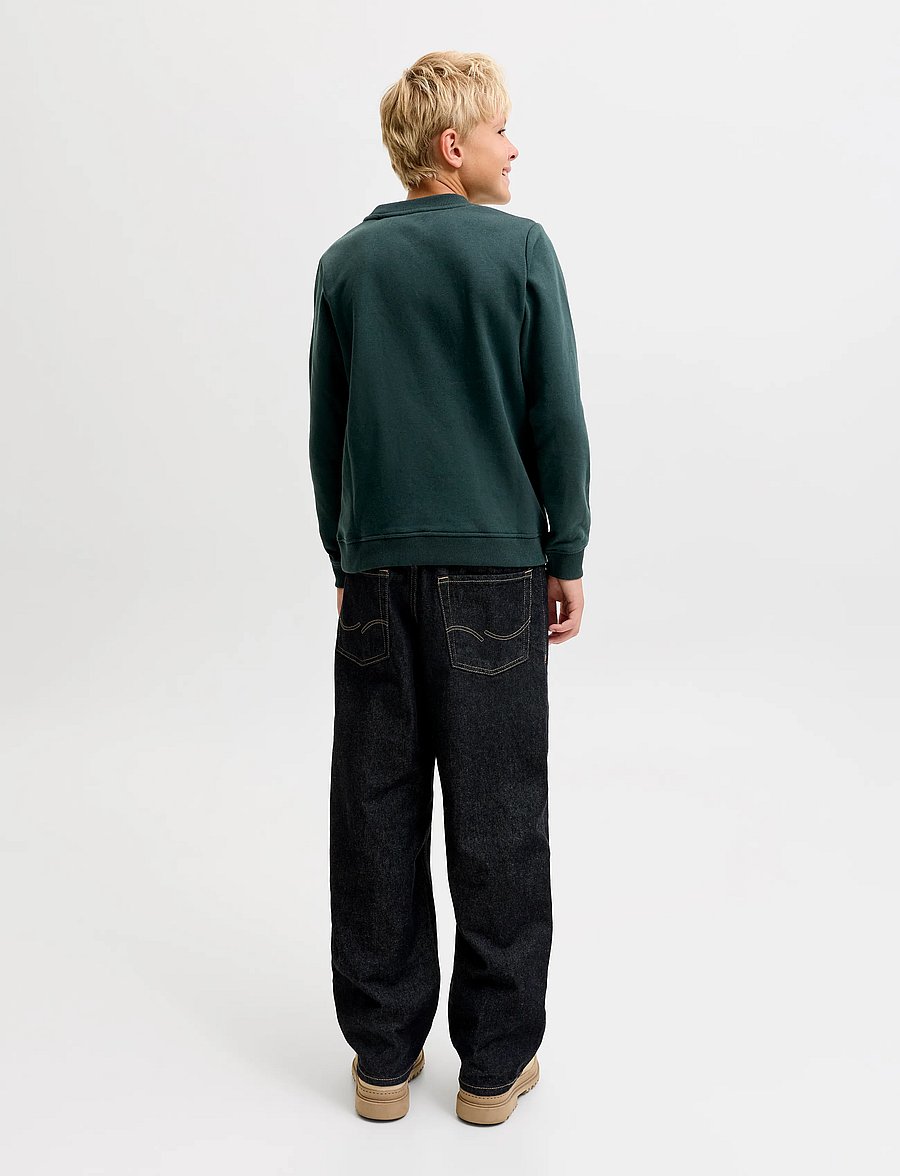 Jack & Jones - JJAERO SWEAT CREW NECK JNR - scarab - 3