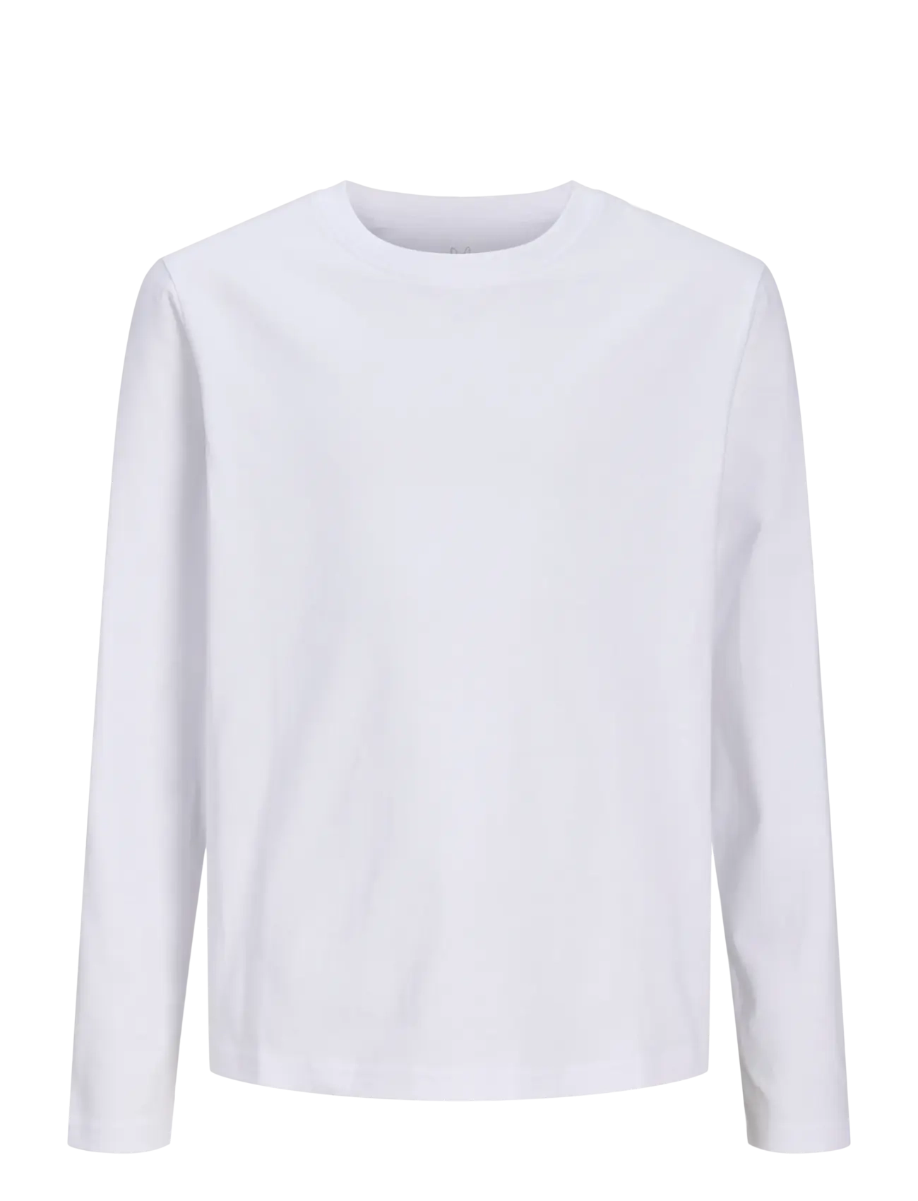 Jack & Jones JJEORGANIC RLX TEE LS O-NECK NOOS JNR - Alussärgid - BRIGHT WHITE / white