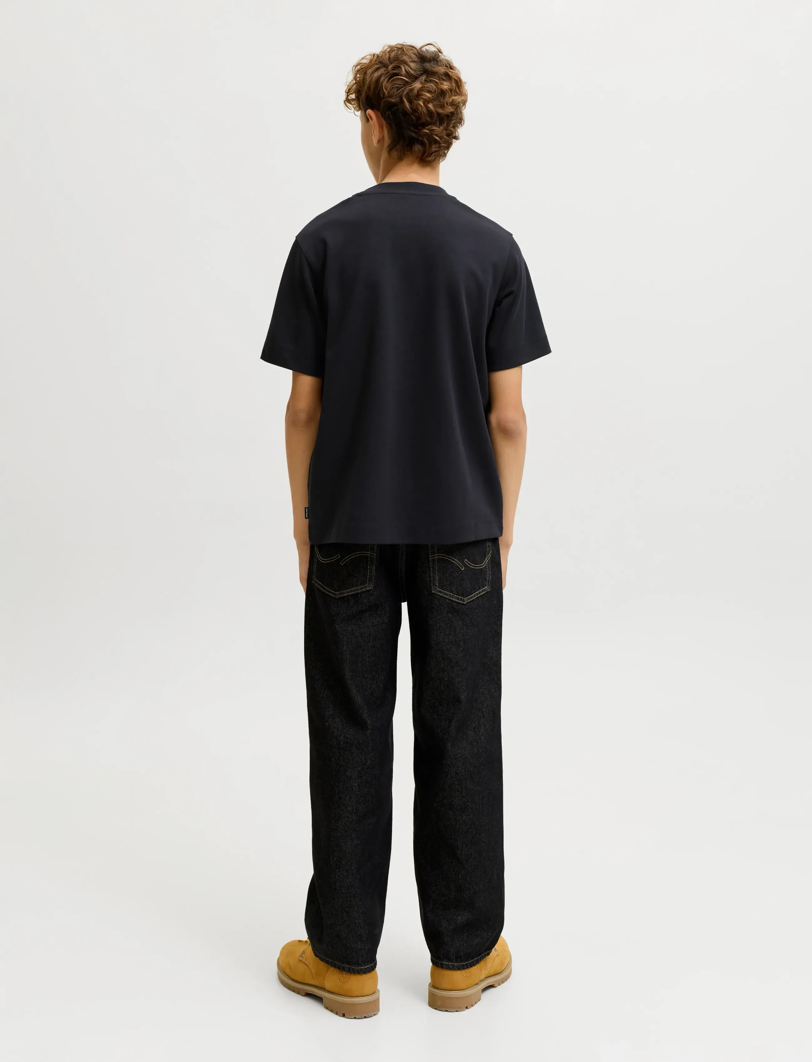 Jack & Jones - JJEBARRON TEE SS O-NECK NOOS JNR - black - 2