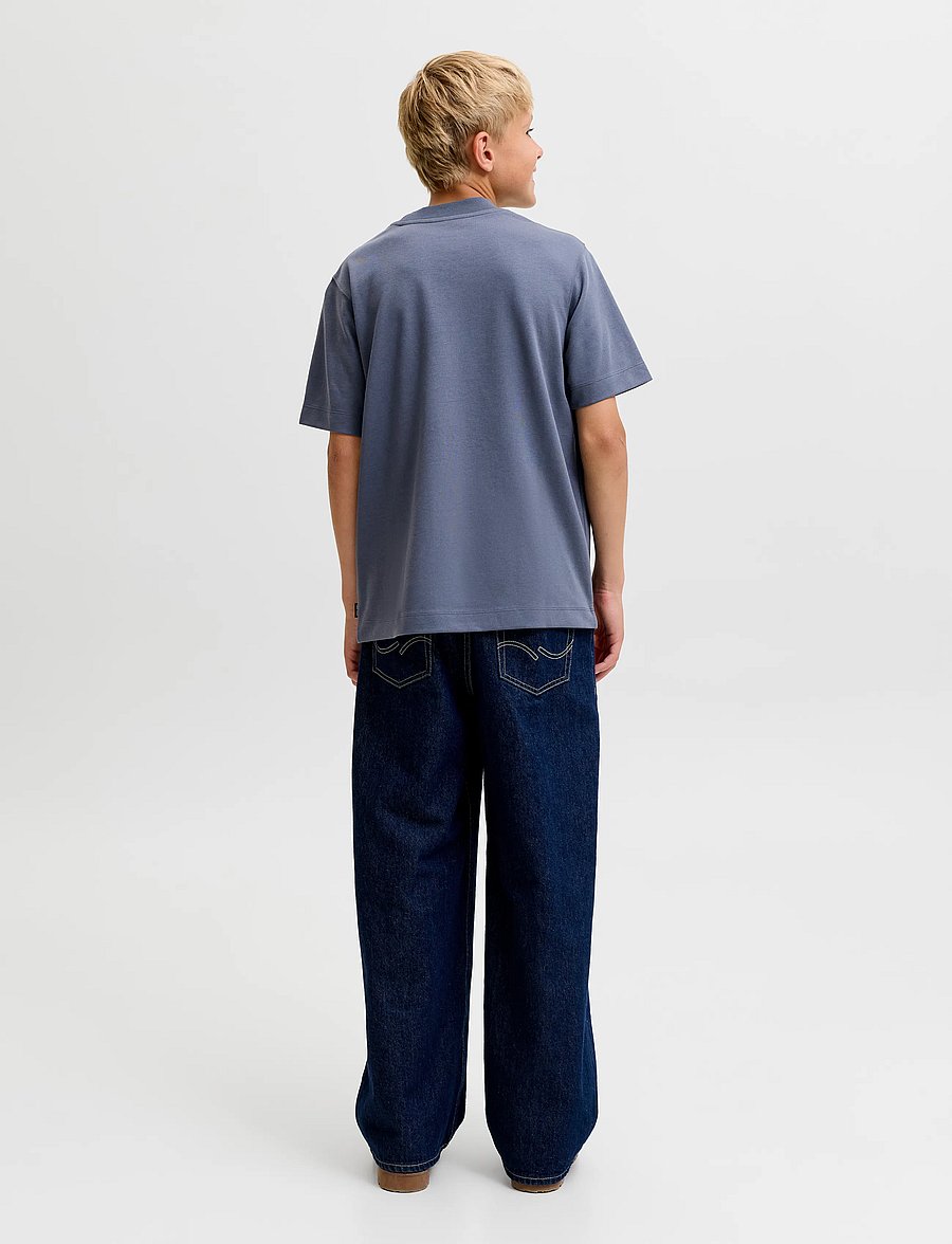 Jack & Jones - JJEBARRON TEE SS O-NECK NOOS JNR - lühikeste varrukatega t-särgid - turbulence - 2
