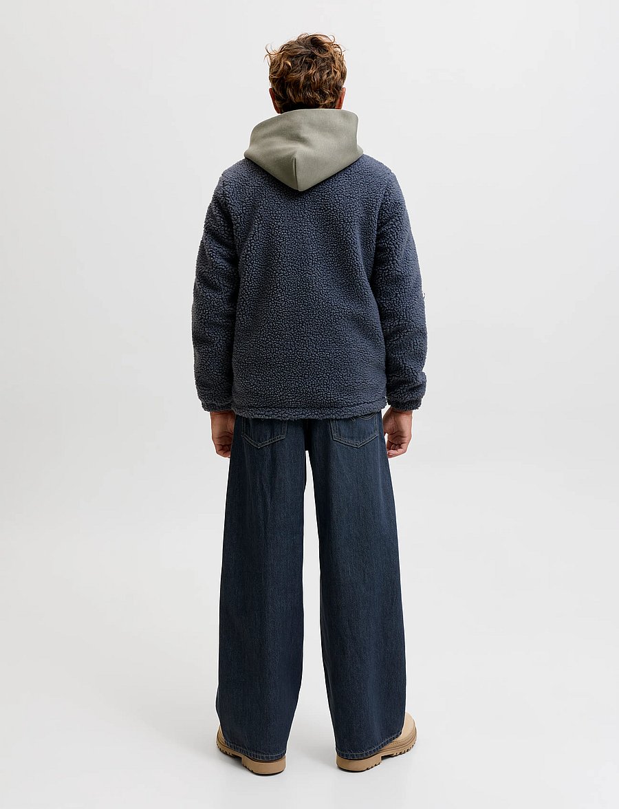 Jack & Jones - JJESOHO TEDDY JACKET AW26 SN JNR - fleecejacken - turbulence - 3