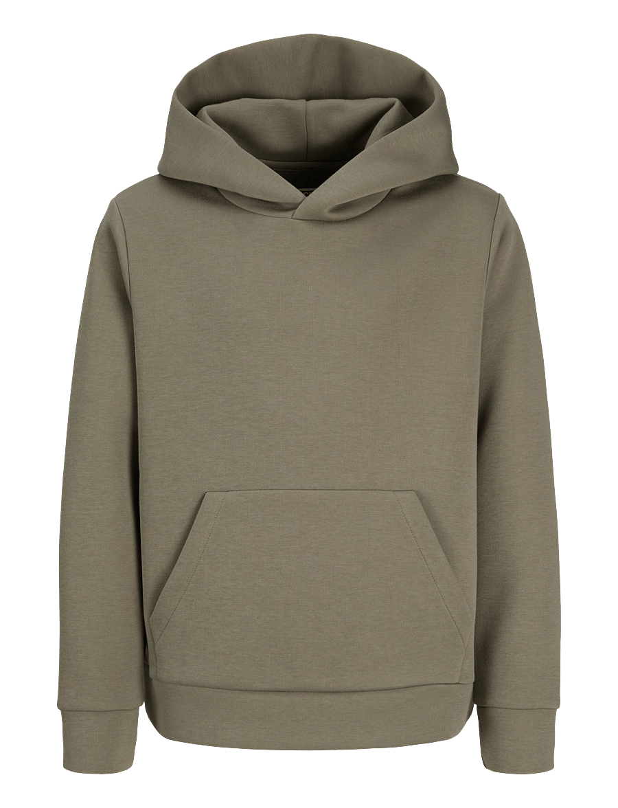 Jack & Jones - JJEBARRON SWEAT HOOD NOOS JNR - vetiver - 1