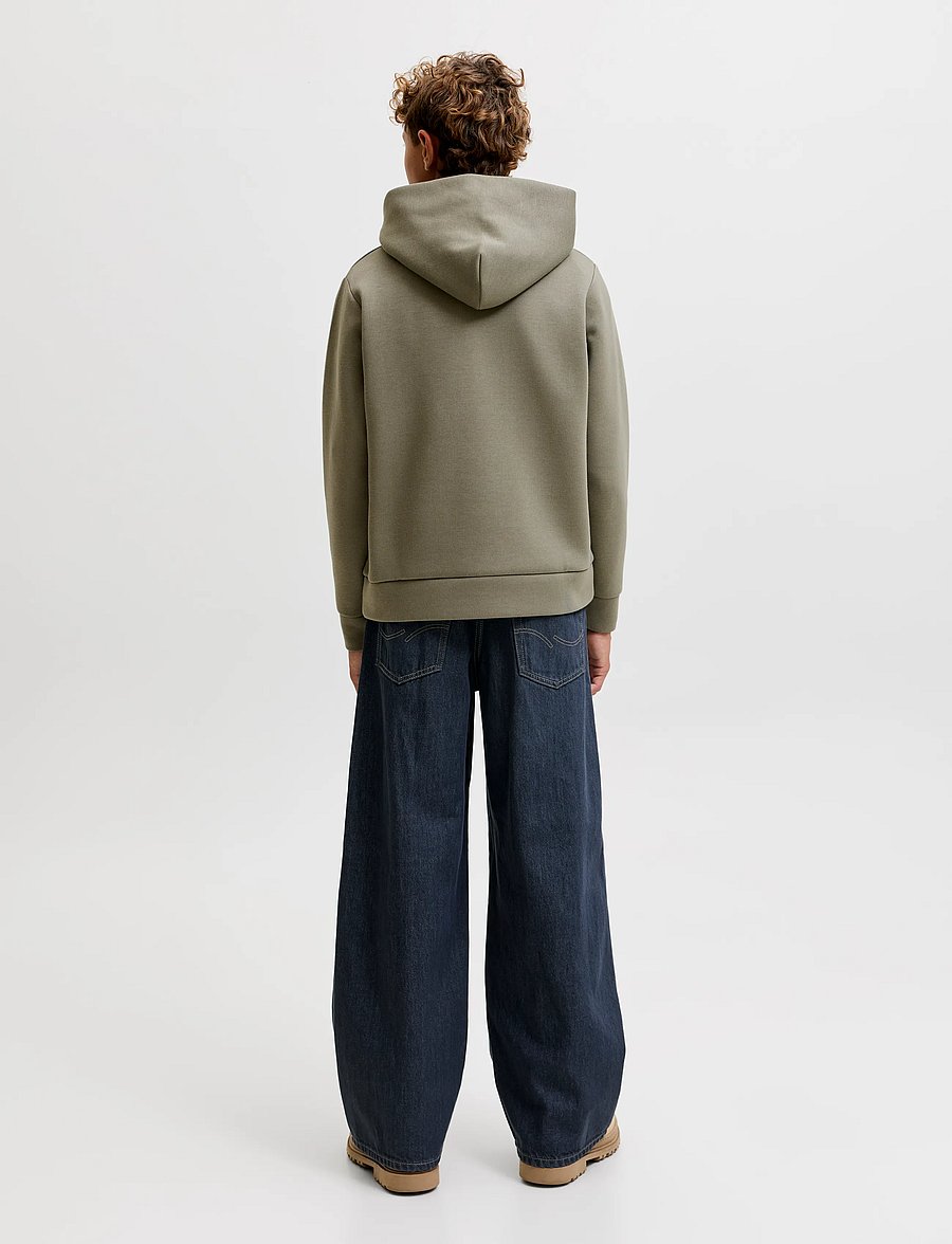 Jack & Jones - JJEBARRON SWEAT HOOD NOOS JNR - vetiver - 3