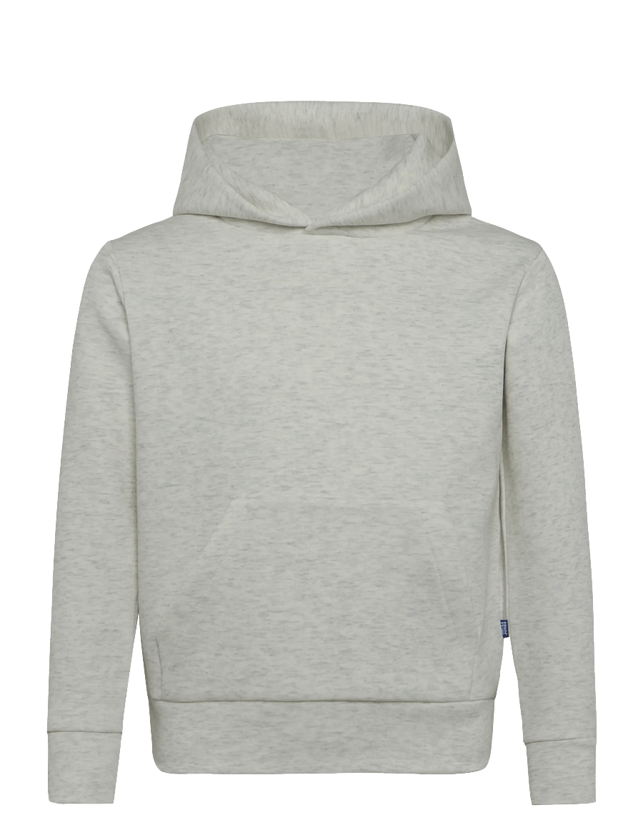 Jack & Jones - JJEBARRON SWEAT HOOD NOOS JNR - kapuutsiga pusad - white melange - 1