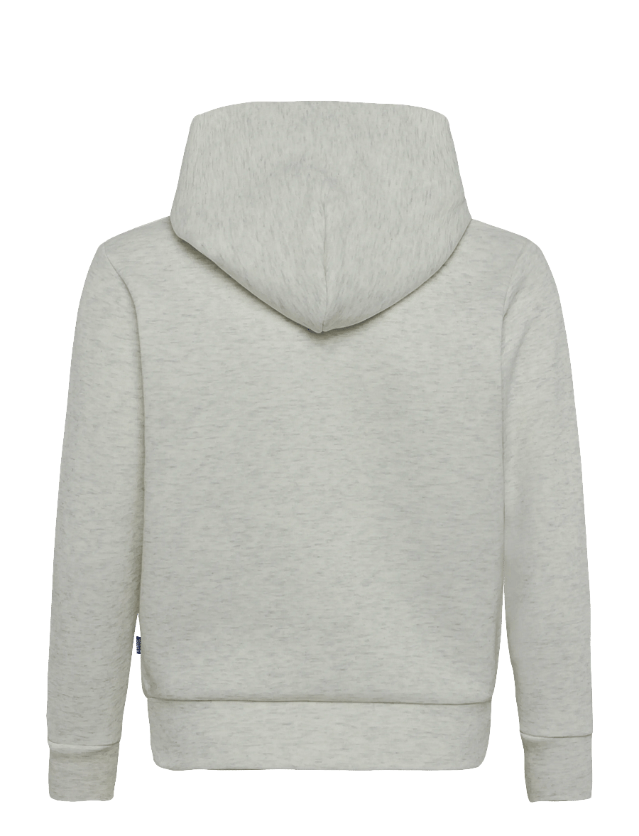 Jack & Jones - JJEBARRON SWEAT HOOD NOOS JNR - kapuutsiga pusad - white melange - 2
