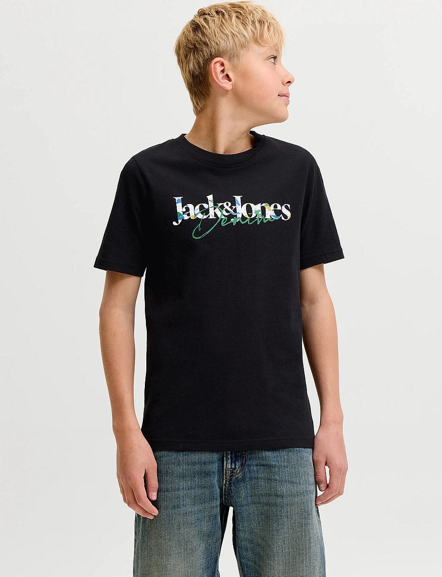 Jack & Jones - JJTOM TEE SS CREW NECK SN JNR - black - 0