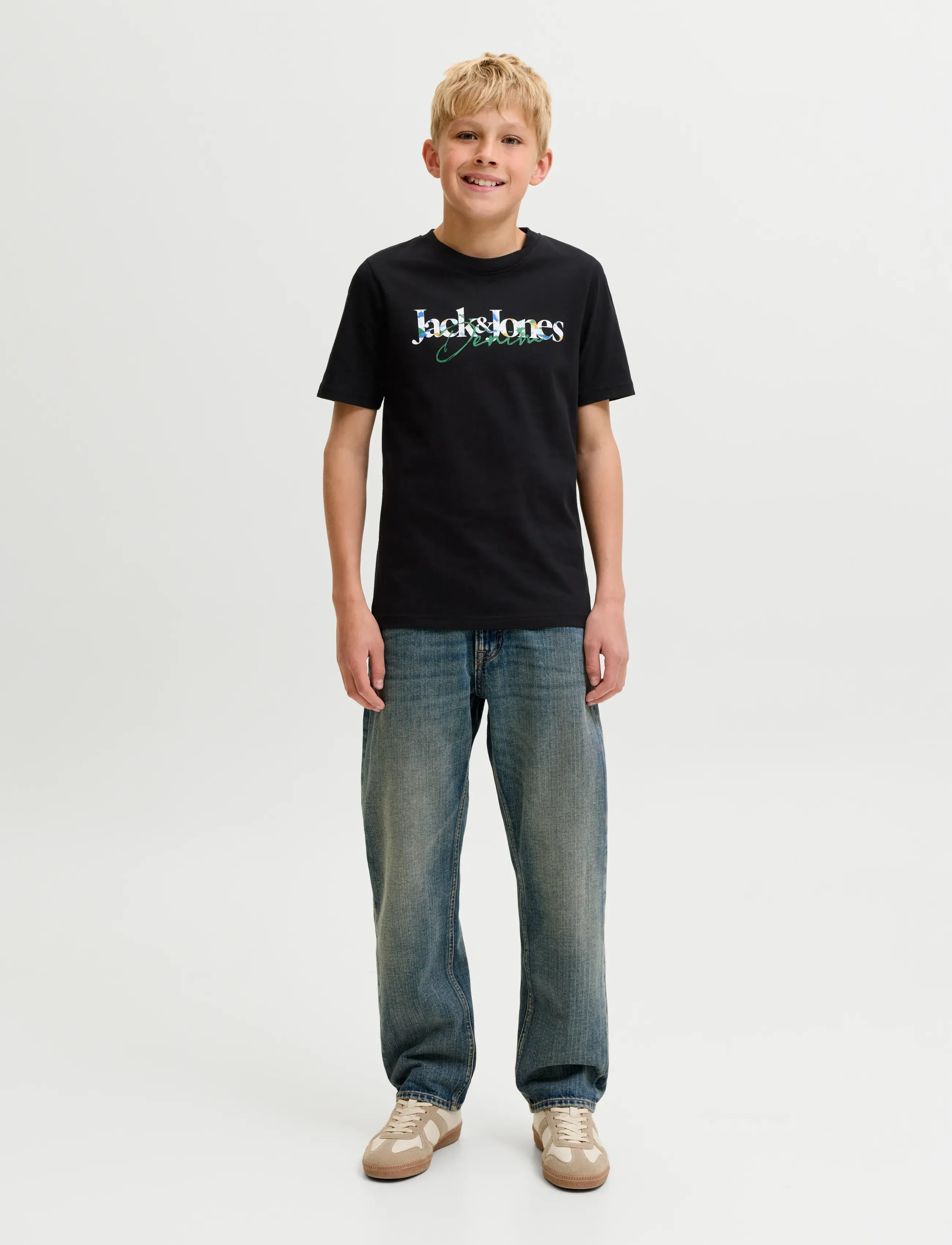 Jack & Jones - JJTOM TEE SS CREW NECK SN JNR - black - 4