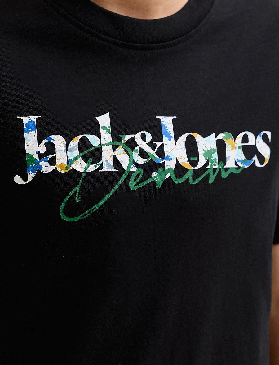 Jack & Jones - JJTOM TEE SS CREW NECK SN JNR - black - 5