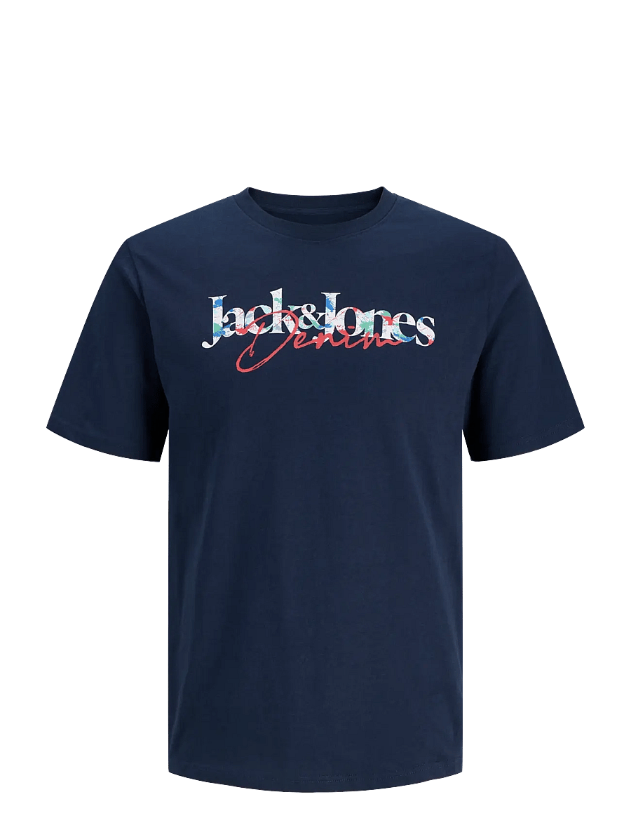 Jack & Jones - JJTOM TEE SS CREW NECK SN JNR - kurzärmelige - navy blazer - 1