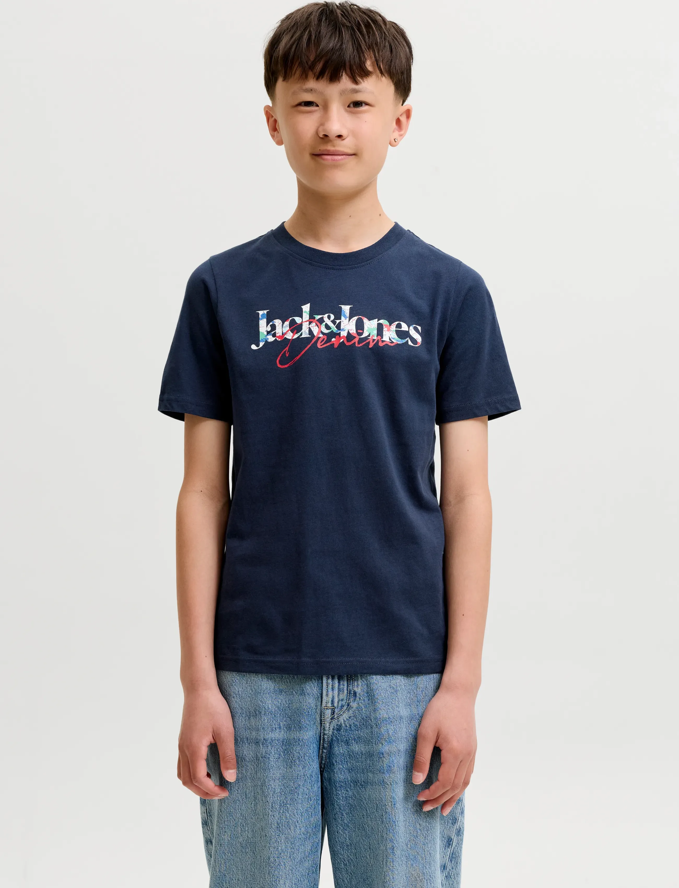 Jack & Jones JJTOM TEE SS CREW NECK SN JNR - Kurzärmelige - NAVY BLAZER / navy