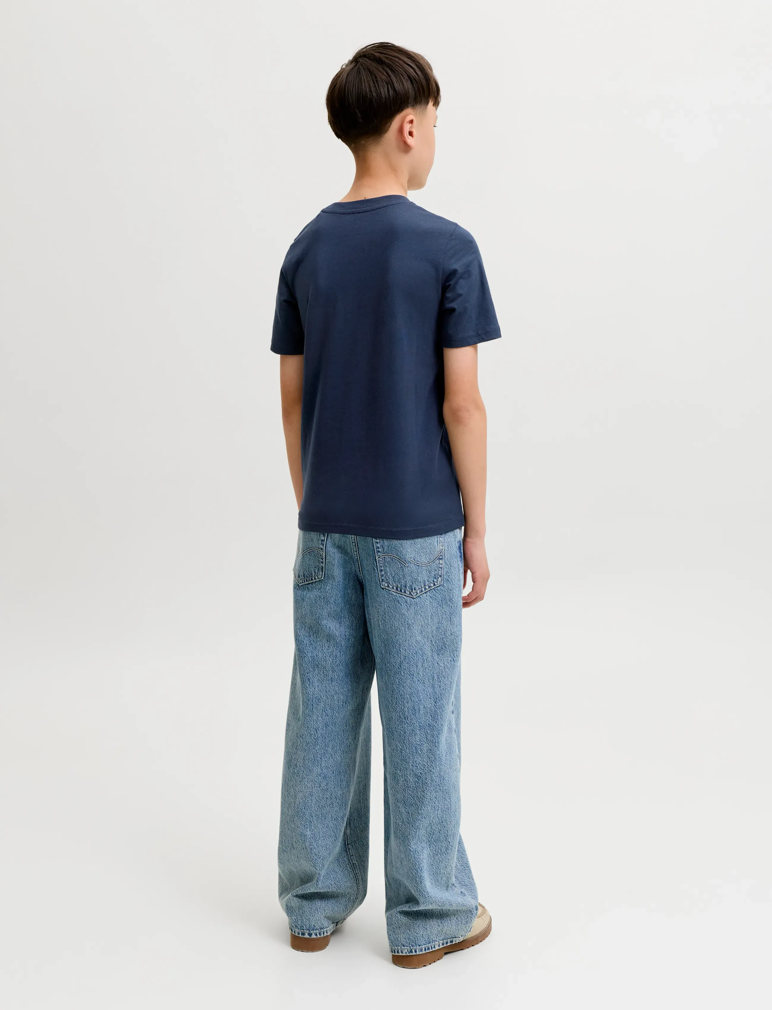 Jack & Jones - JJTOM TEE SS CREW NECK SN JNR - kurzärmelige - navy blazer - 3
