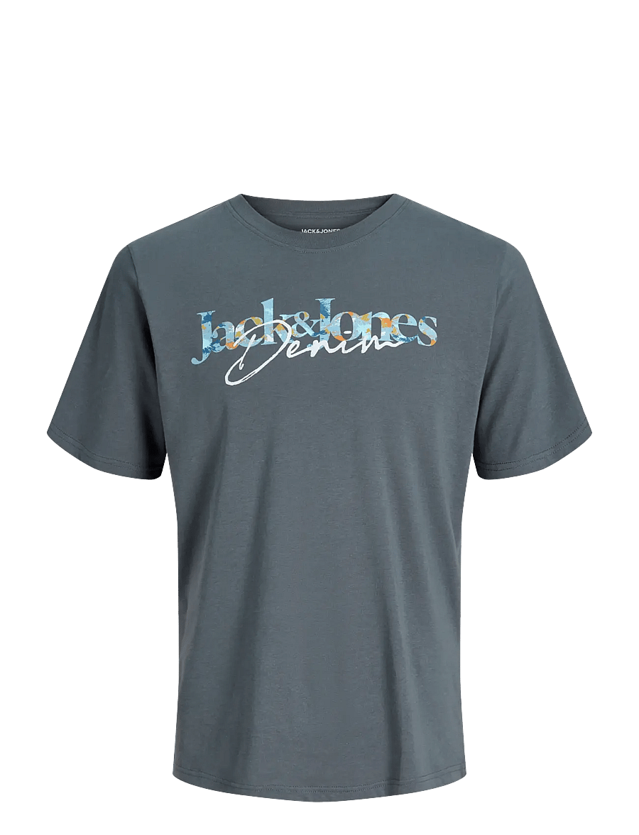 Jack & Jones - JJTOM TEE SS CREW NECK SN JNR - kurzärmelige - turbulence - 0