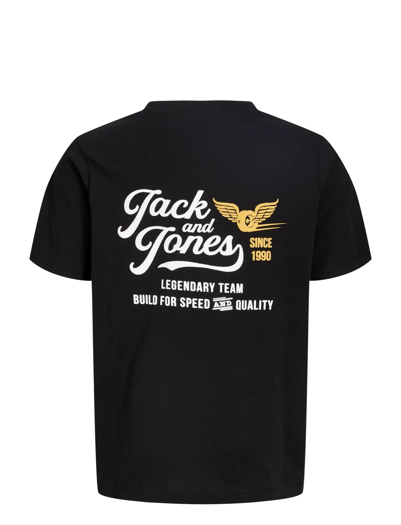 Jack & Jones - JJLEGEND TEE SS CREW NECK JNR - short-sleeved t-shirts - black - 2