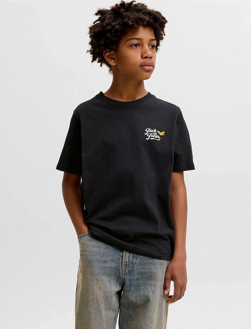 Jack & Jones - JJLEGEND TEE SS CREW NECK JNR - kurzärmelige - black - 0