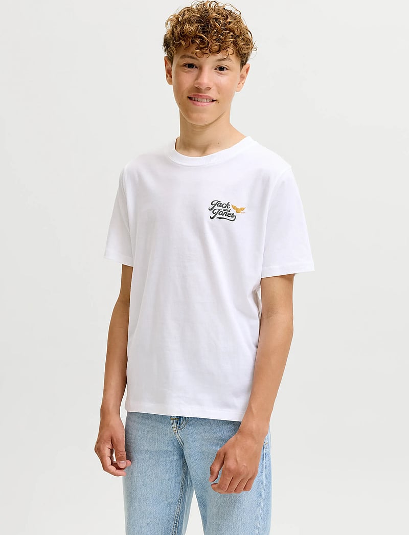 Jack & Jones - JJLEGEND TEE SS CREW NECK JNR - kurzärmelige - bright white - 0