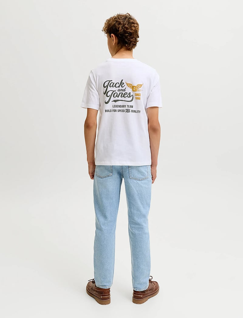 Jack & Jones - JJLEGEND TEE SS CREW NECK JNR - kurzärmelige - bright white - 3