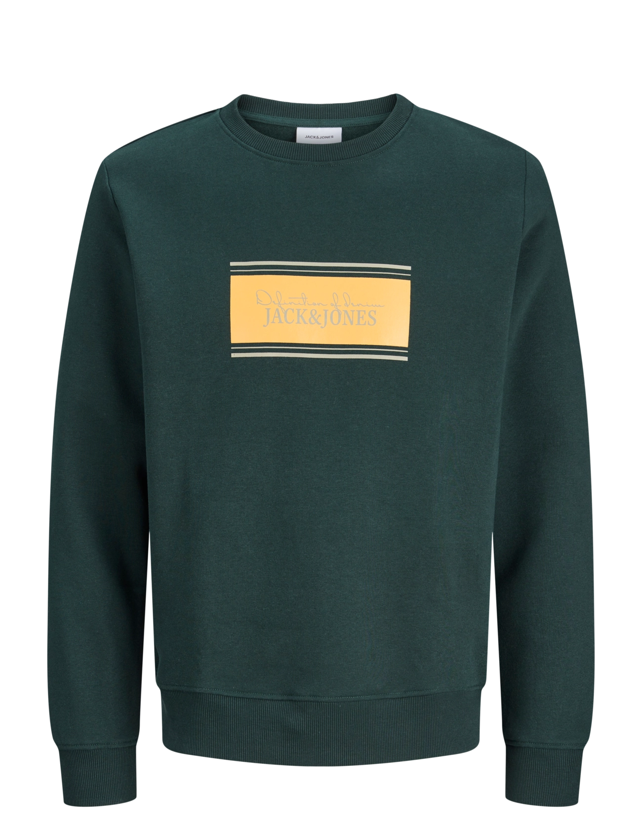 Jack & Jones JJBUSTER SWEAT CREW NECK BTS JNR - Riided - SCARAB / green