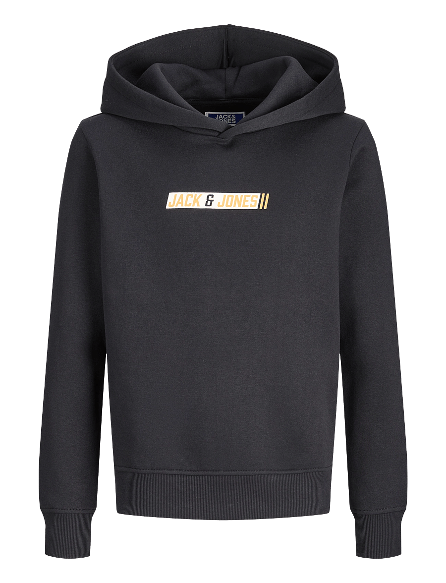 Jack & Jones - JJMUNK SWEAT HOOD JNR - huvtröjor - black - 0