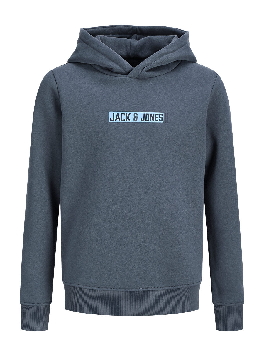 Jack & Jones - JJMUNK SWEAT HOOD JNR - kapuutsiga pusad - turbulence - 0