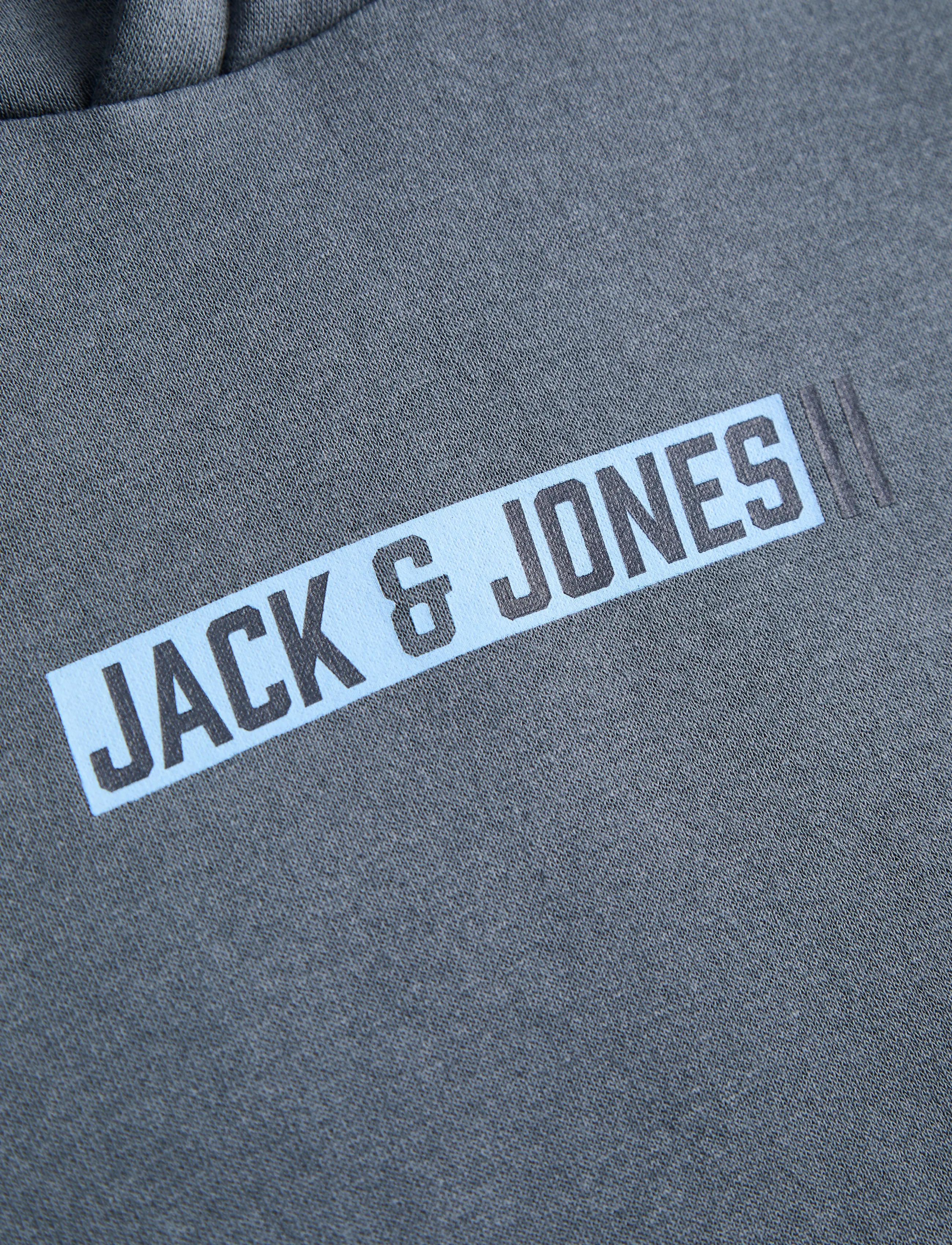 Jack & Jones - JJMUNK SWEAT HOOD JNR - kapuutsiga pusad - turbulence - 3