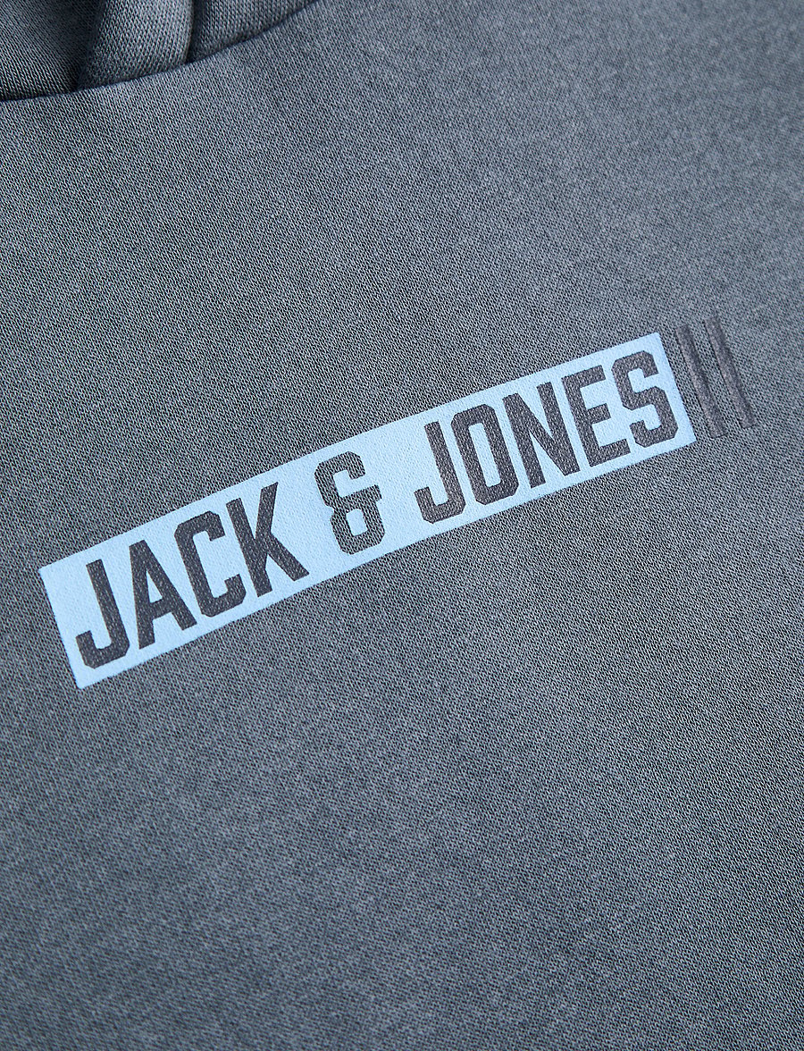 Jack & Jones - JJMUNK SWEAT HOOD JNR - kapuutsiga pusad - turbulence - 3