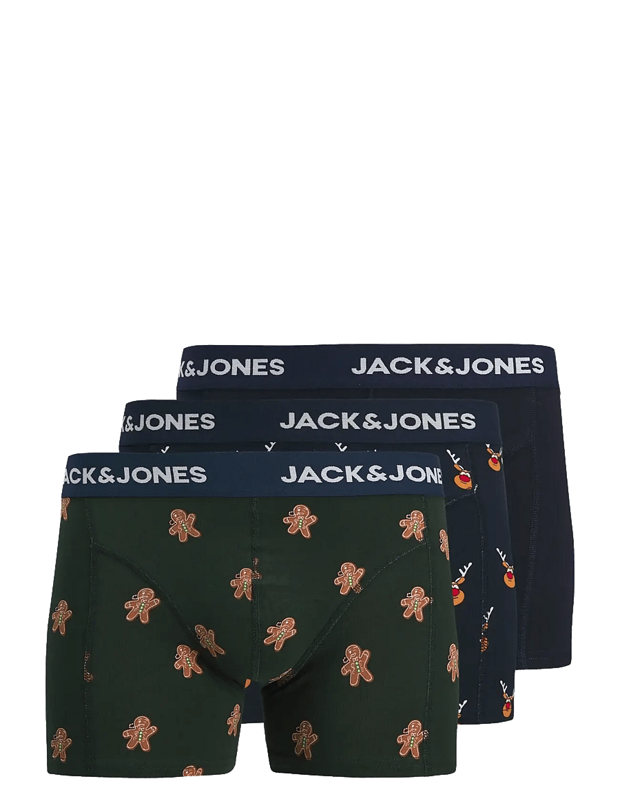 Jack & Jones - JACGATE DEER TRUNKS 3 PACK JNR - navy blazer - 0