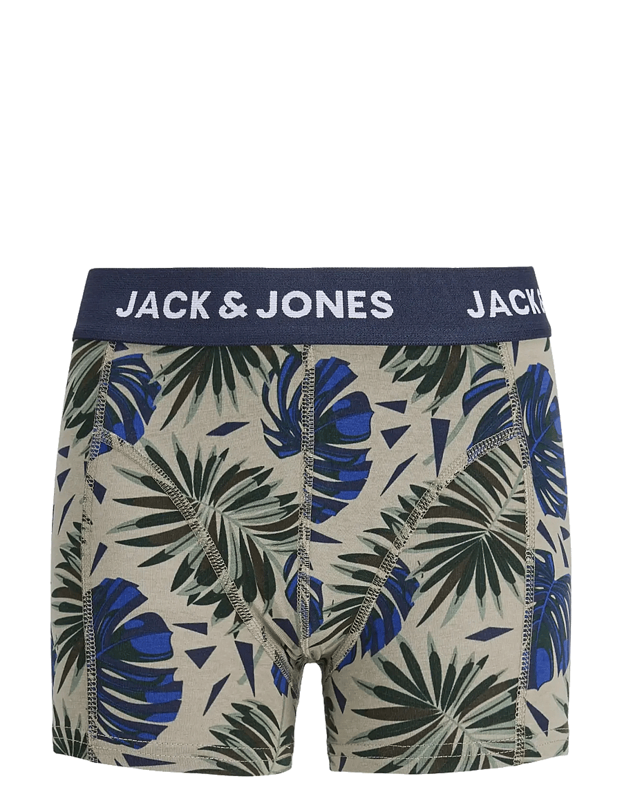 Jack & Jones - JACHENDO LEAVES TRUNKS 3 PACK JNR - vetiver - 4