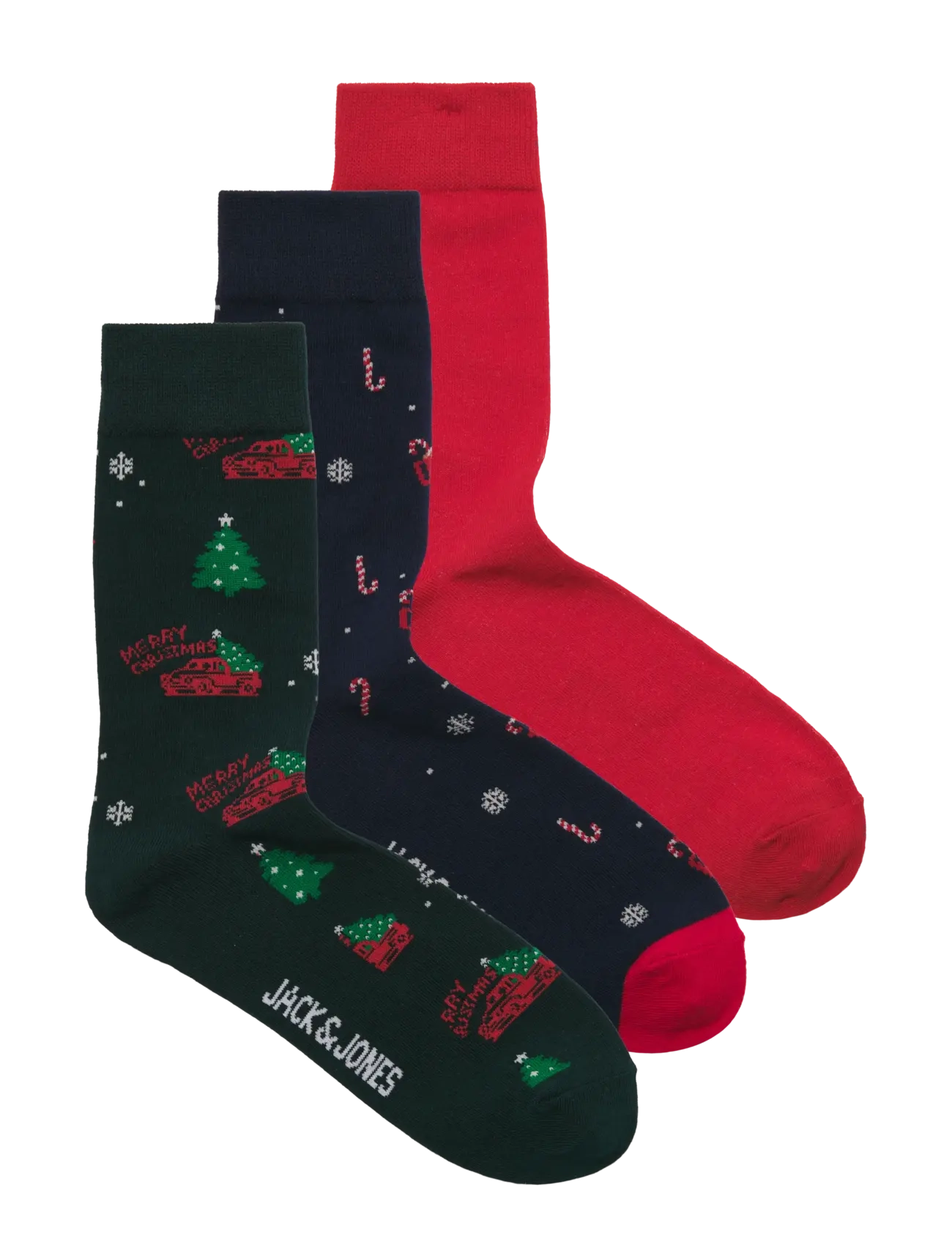 Jack & Jones JACXMAS STOCK SOCKS 3 PACK JNR - Socks & Tights - NAVY BLAZER / navy