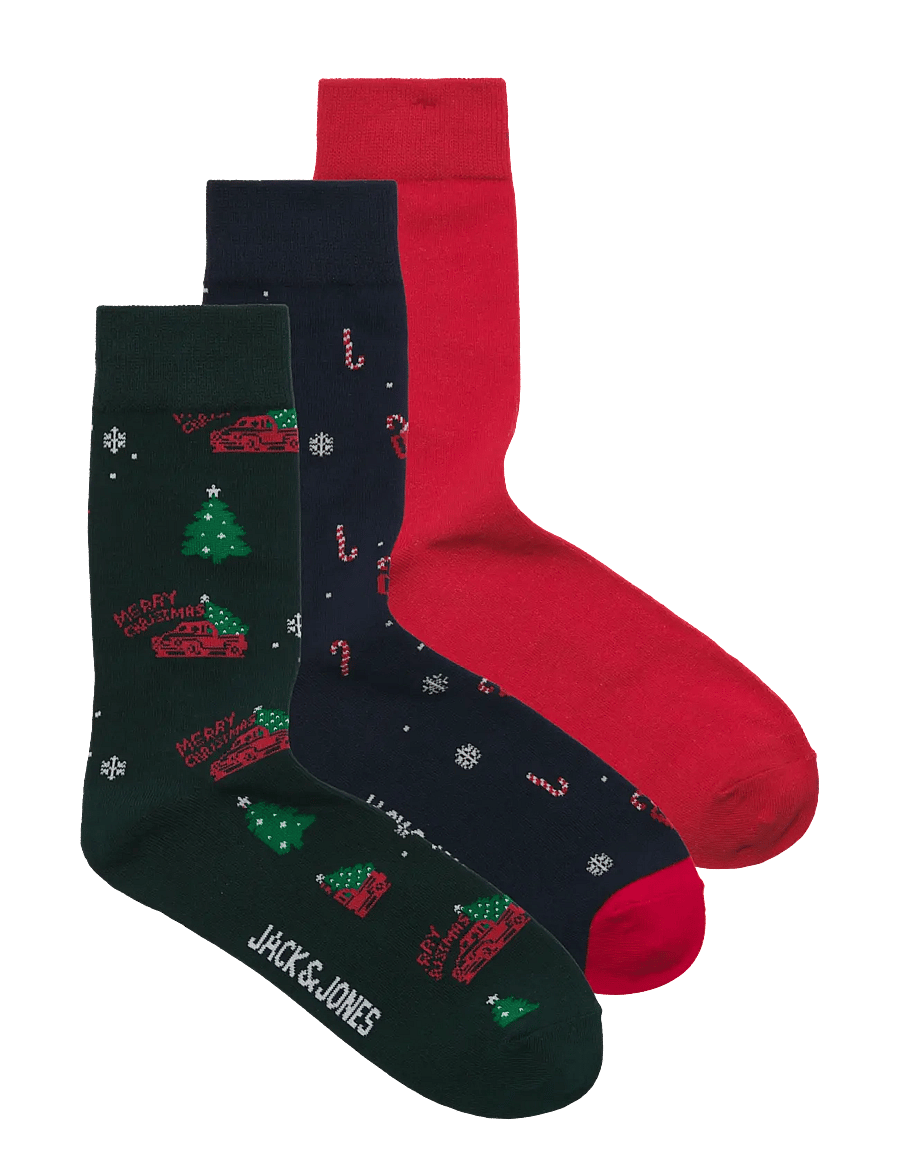 Jack & Jones - JACXMAS STOCK SOCKS 3 PACK JNR - navy blazer - 0