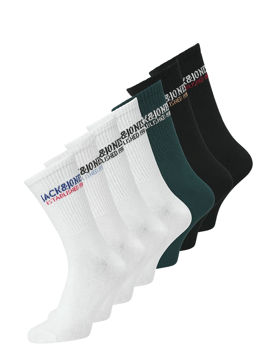 Jack & Jones - JACMINTER TENNIS SOCKS 7 PACK JNR BF - white - 0