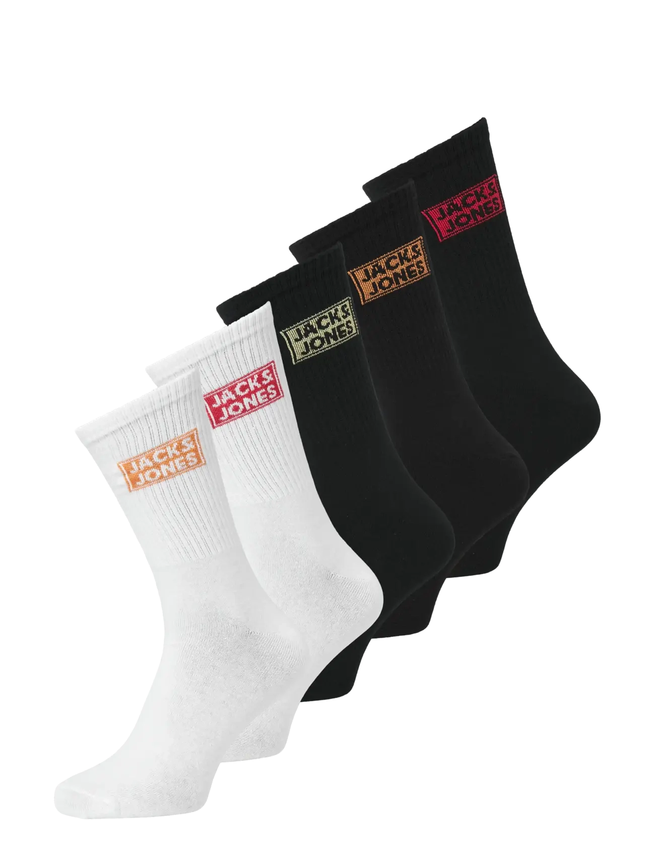Jack & Jones JACDAZE TENNIS SOCKS 5 PACK JNR BTW - Back to school - BLACK / black