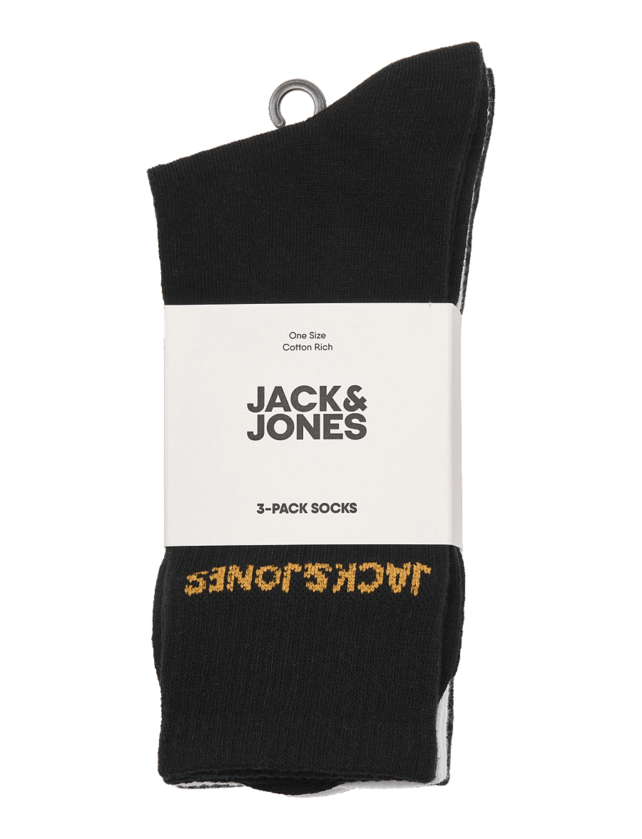 Jack & Jones - JACBRUNO TENNIS SOCKS 3 PACK JNR - black - 1