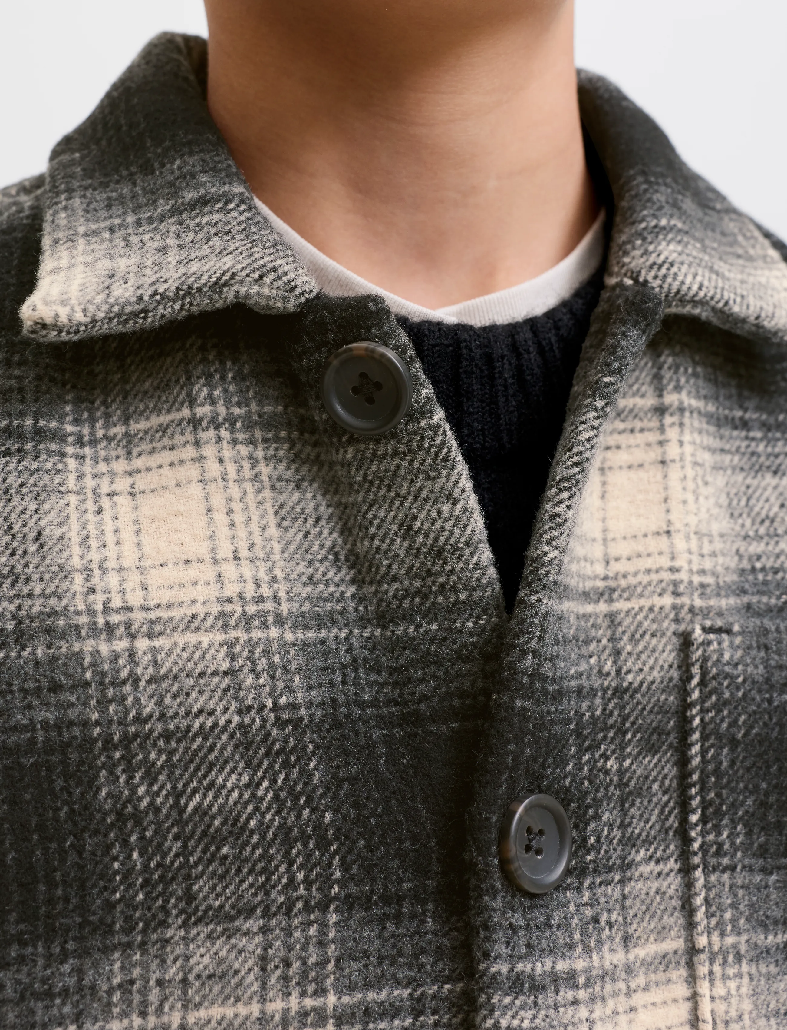Jack & Jones - JJESOHO OLLIE OVERSHIRT LS SN JNR - asphalt - 4