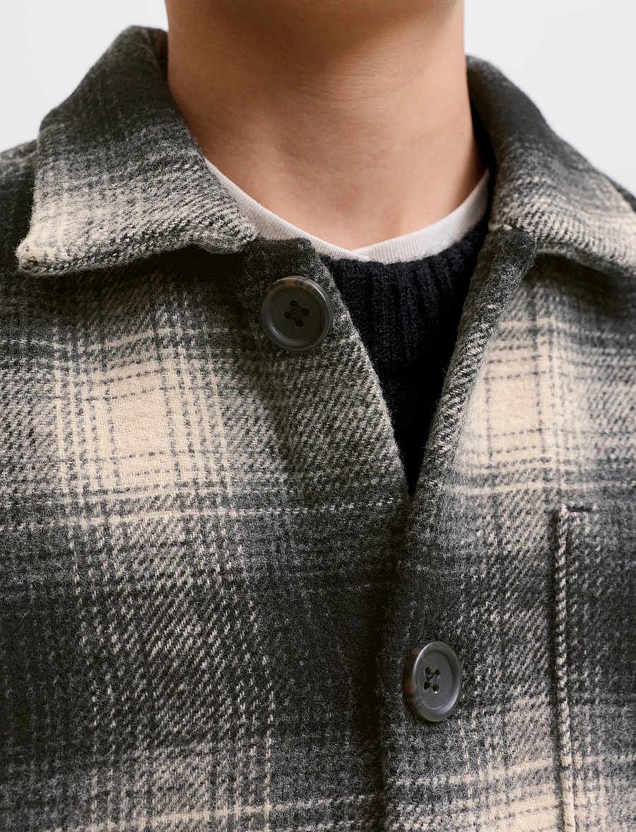 Jack & Jones - JJESOHO OLLIE OVERSHIRT LS SN JNR - asphalt - 4