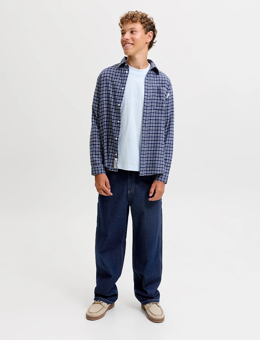 Jack & Jones - JJIALEX JJCARPENTER AT 561 JNR - blue denim - 4