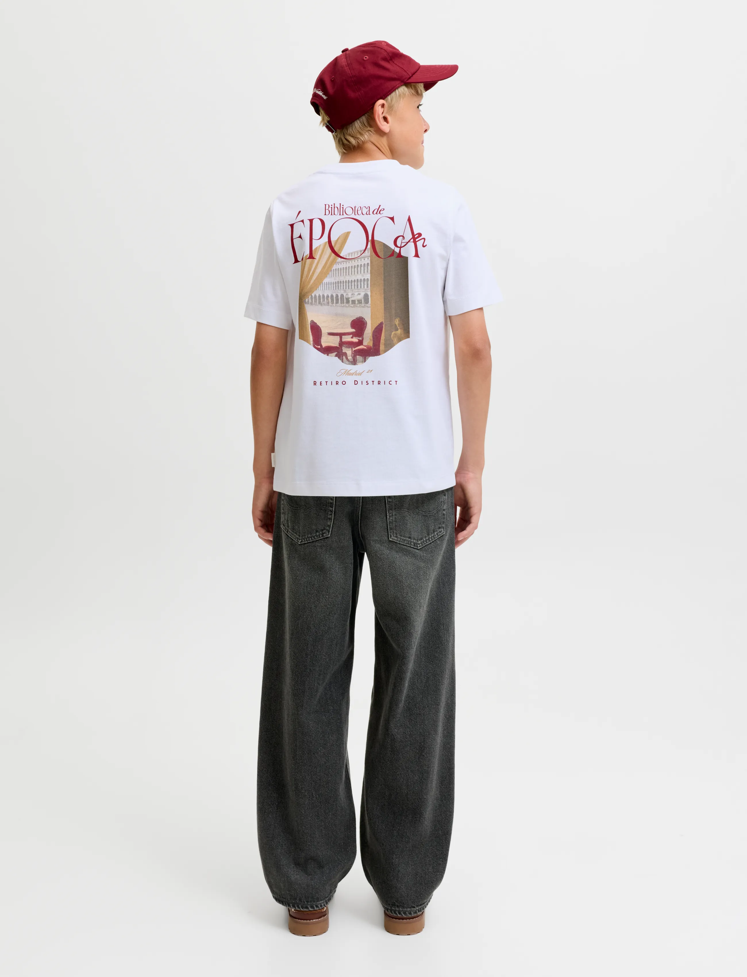 Jack & Jones - JJIALEX JJORIGINAL AT 282 JNR - loose jeans - black denim - 3