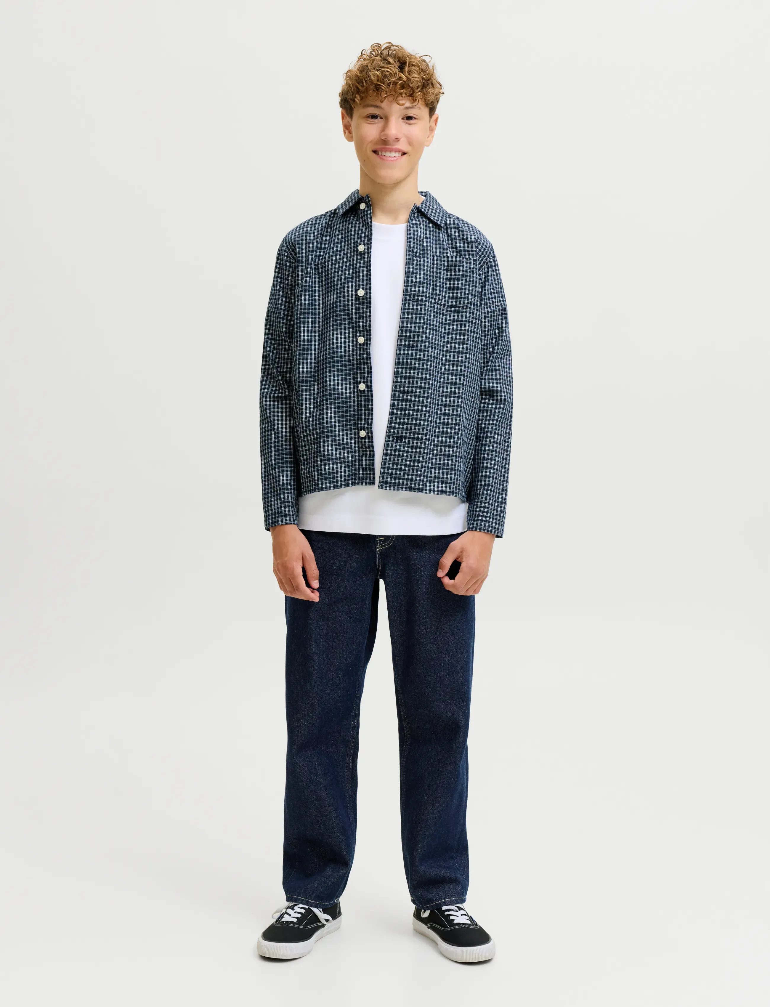 Jack & Jones - JJICHRIS JJORIGINAL AKM 201 SN JNR - loose jeans - blue denim - 4