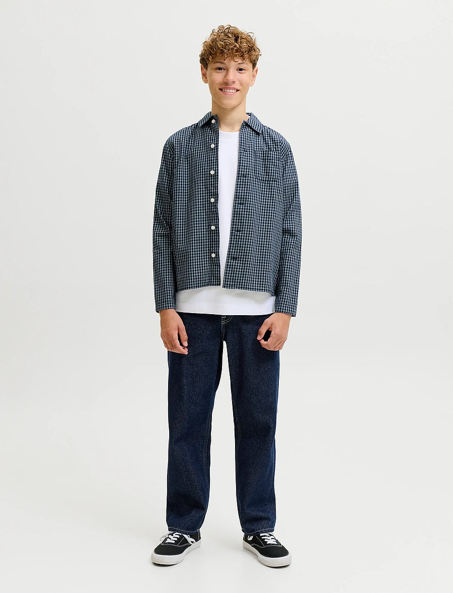 Jack & Jones - JJICHRIS JJORIGINAL AKM 201 SN JNR - loose jeans - blue denim - 4